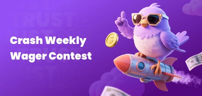 Crash Weekly Wager Contest at Y1 casino – win big rewards
